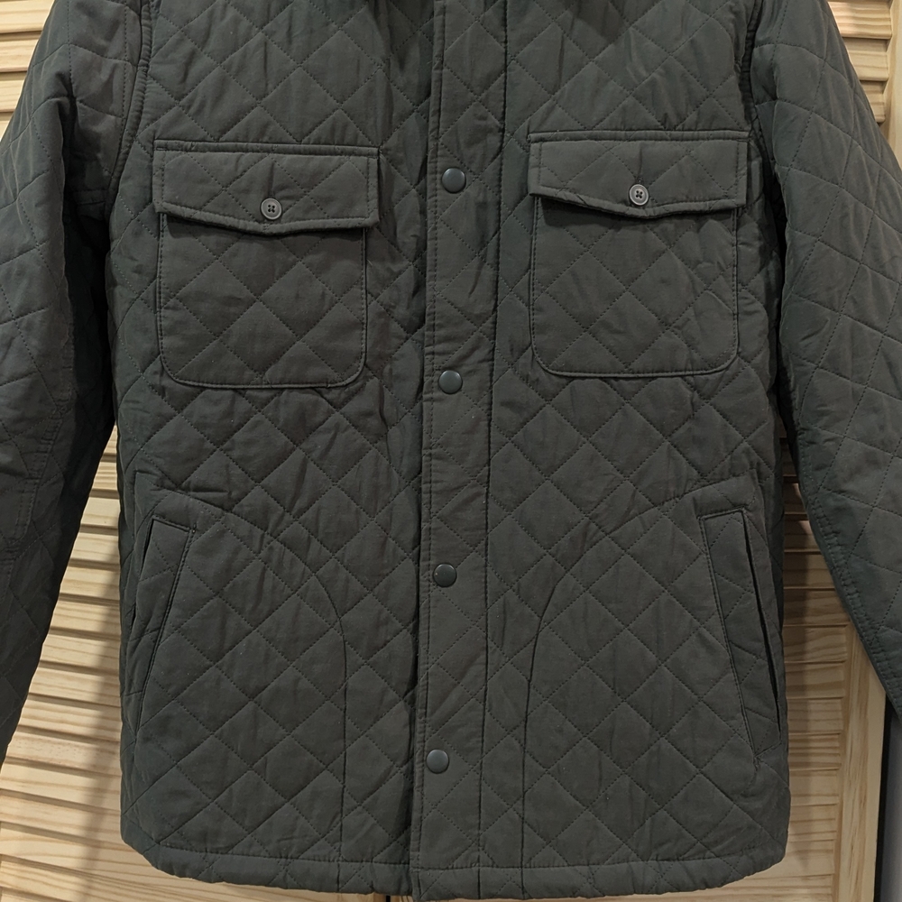 Goodfellow & Co Men's Dark Green Quilted Puffer Jacket